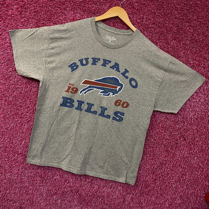 Junk Food Buffalo Bills Vintage Style Graphic T-Shirt Large