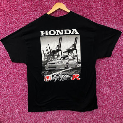Honda 97 Civic Type R Retro Graphic T-Shirt XL
