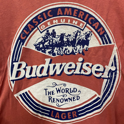Budweiser World Renowned Classic American Lager T-shirt size XS