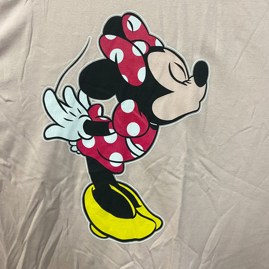 Disney Mini Mouse Kiss Pink T-Shirt XL