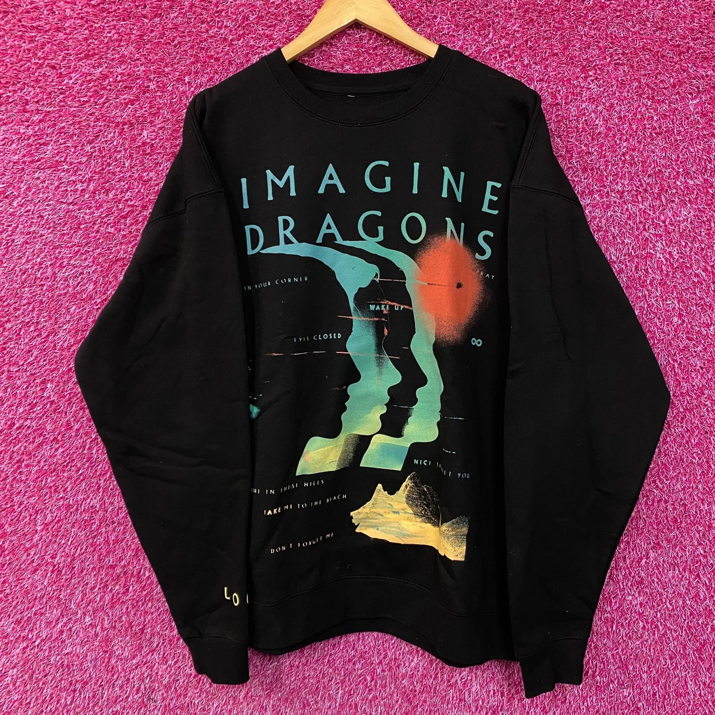 Imagine Dragons Loom World Tour 2024 Crewneck Sweatshirt XXL