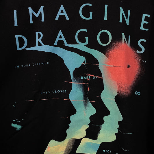 Imagine Dragons Loom World Tour 2024 Crewneck Sweatshirt XXL