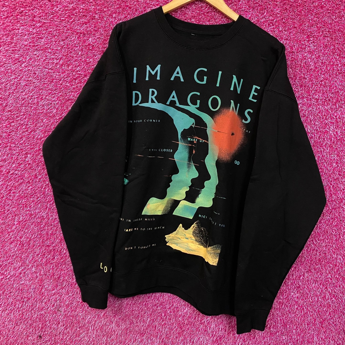 Imagine Dragons Loom World Tour 2024 Crewneck Sweatshirt XXL