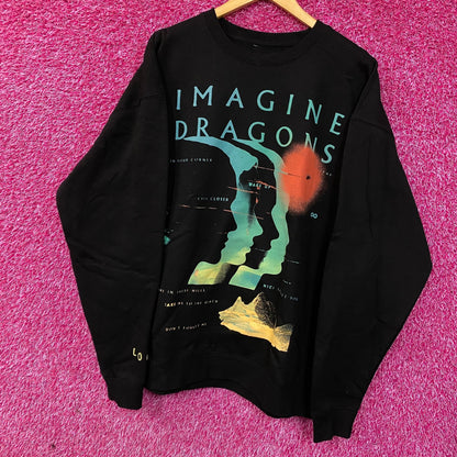 Imagine Dragons Loom World Tour 2024 Crewneck Sweatshirt XXL