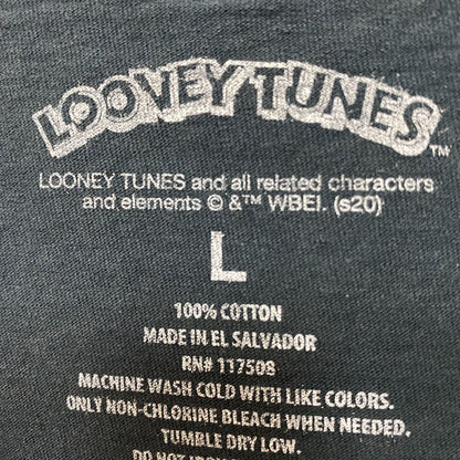 Looney Tunes Bugs Bunny Daffy Duck Criss Cross Parody Tee L