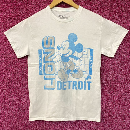 Disney x Junk Food NFL Detroit Lions Mickey Mouse Field T-Shirt XS