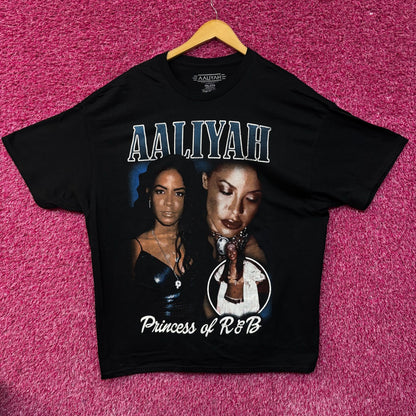 Aaliyah Princess of R&B Graphic Design T-shirt 2XL