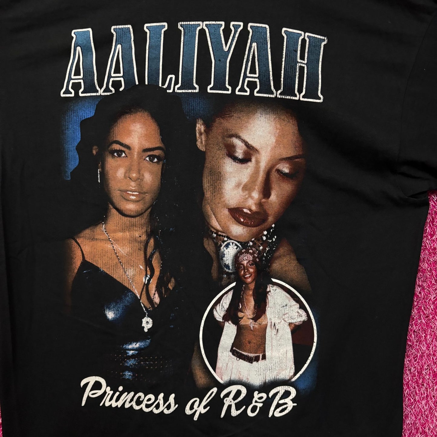 Aaliyah Princess of R&B Graphic Design T-shirt 2XL