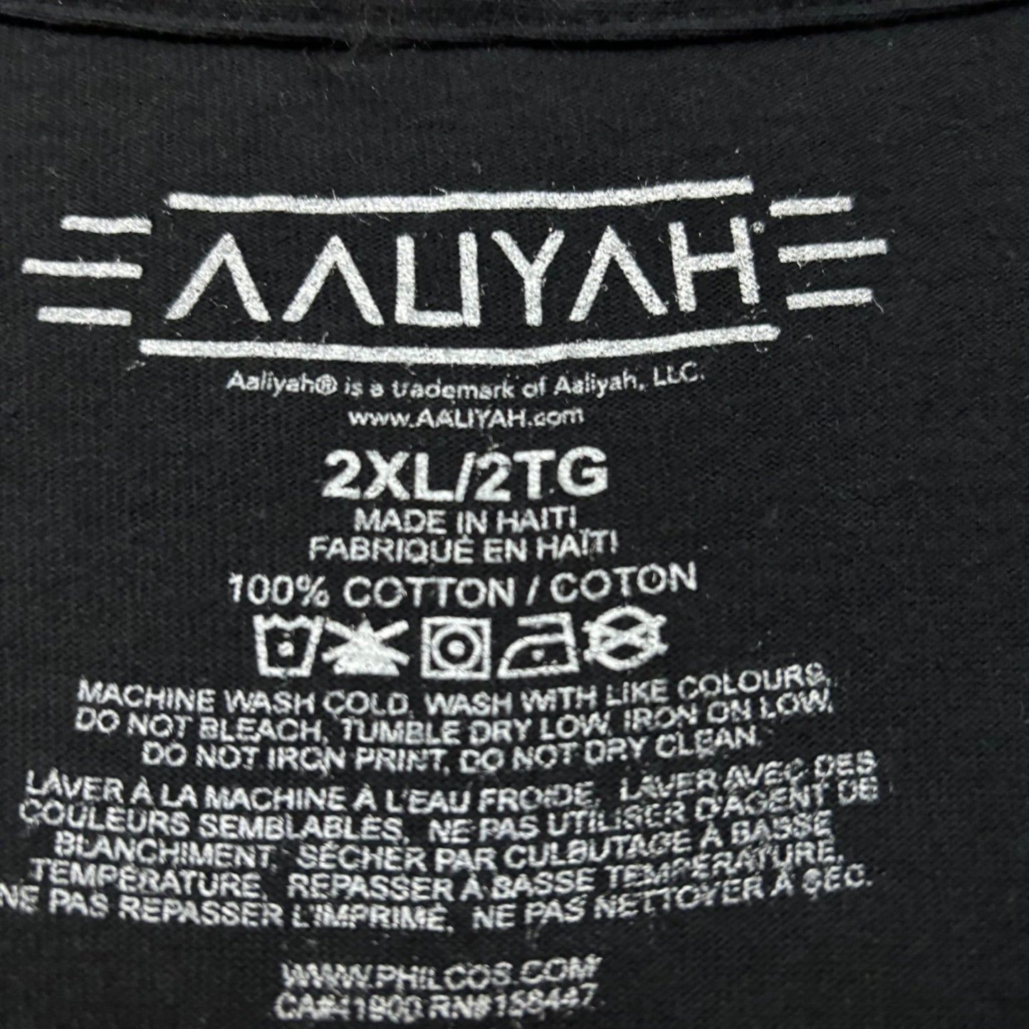Aaliyah Princess of R&B Graphic Design T-shirt 2XL