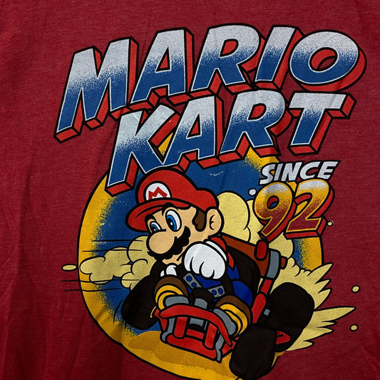 Mario Kart Since 92 Nintendo Racing Game Promo T-Shirt S/M