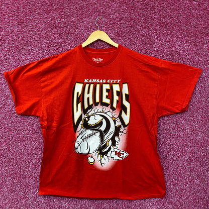 Junk Food NFL Kansas City Chiefs Break Through T-Shirt XL