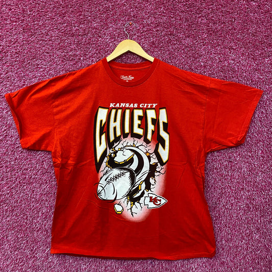 Junk Food NFL Kansas City Chiefs Break Through T-Shirt XL