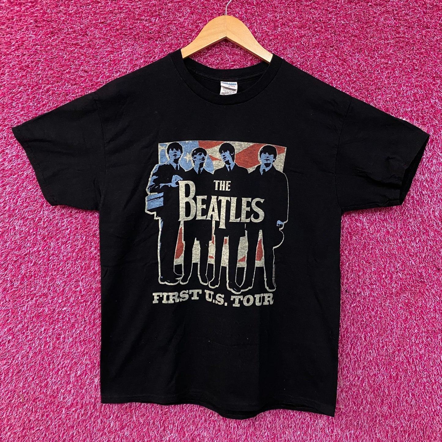 Junk Food Clothing The Beatles First U.S. Tour Flea Market Tee Medium