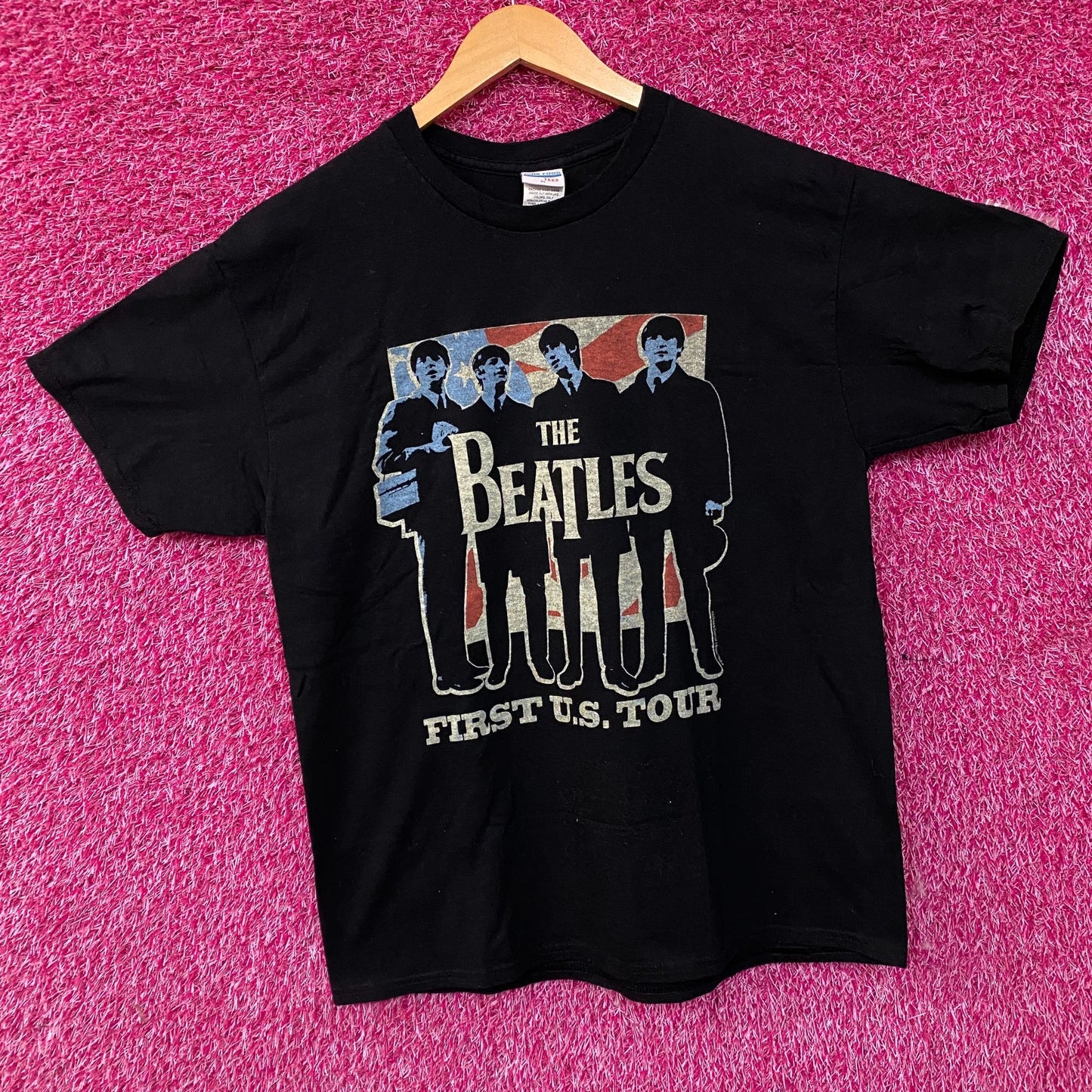 Junk Food Clothing The Beatles First U.S. Tour Flea Market Tee Medium