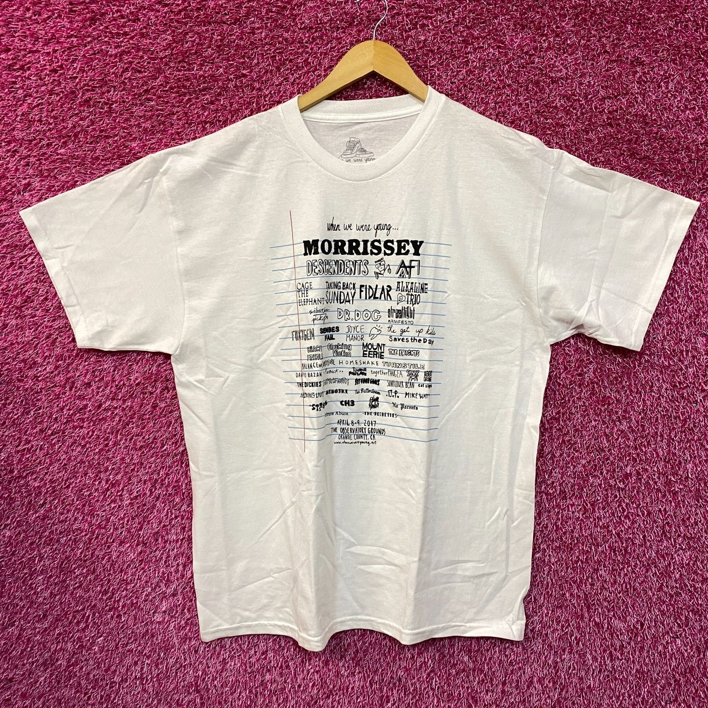 When We Were Young Music Festival Tshirt size Extra Large