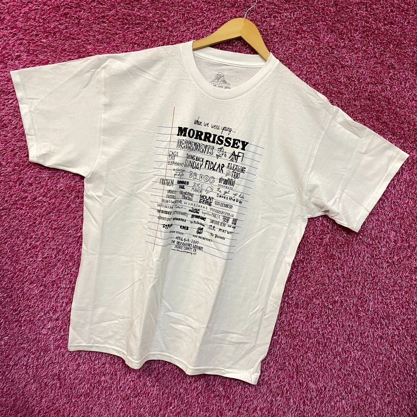 When We Were Young Music Festival Tshirt size Extra Large