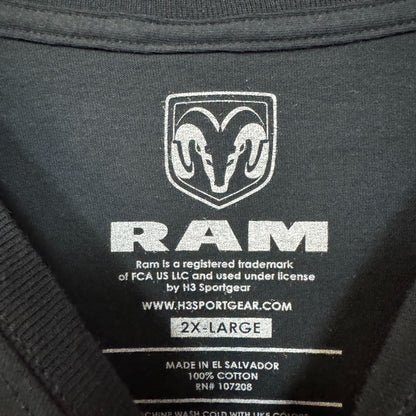Guts Glory Rams logo T-shirt size 2XL