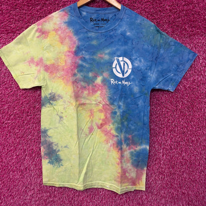 Rick and Morty Vindicators Team tie dye T-shirt size medium