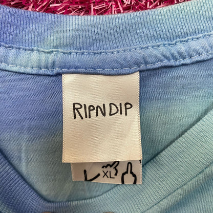 Ripndip Think Factory Blue Tie Dye T-Shirt Size XL