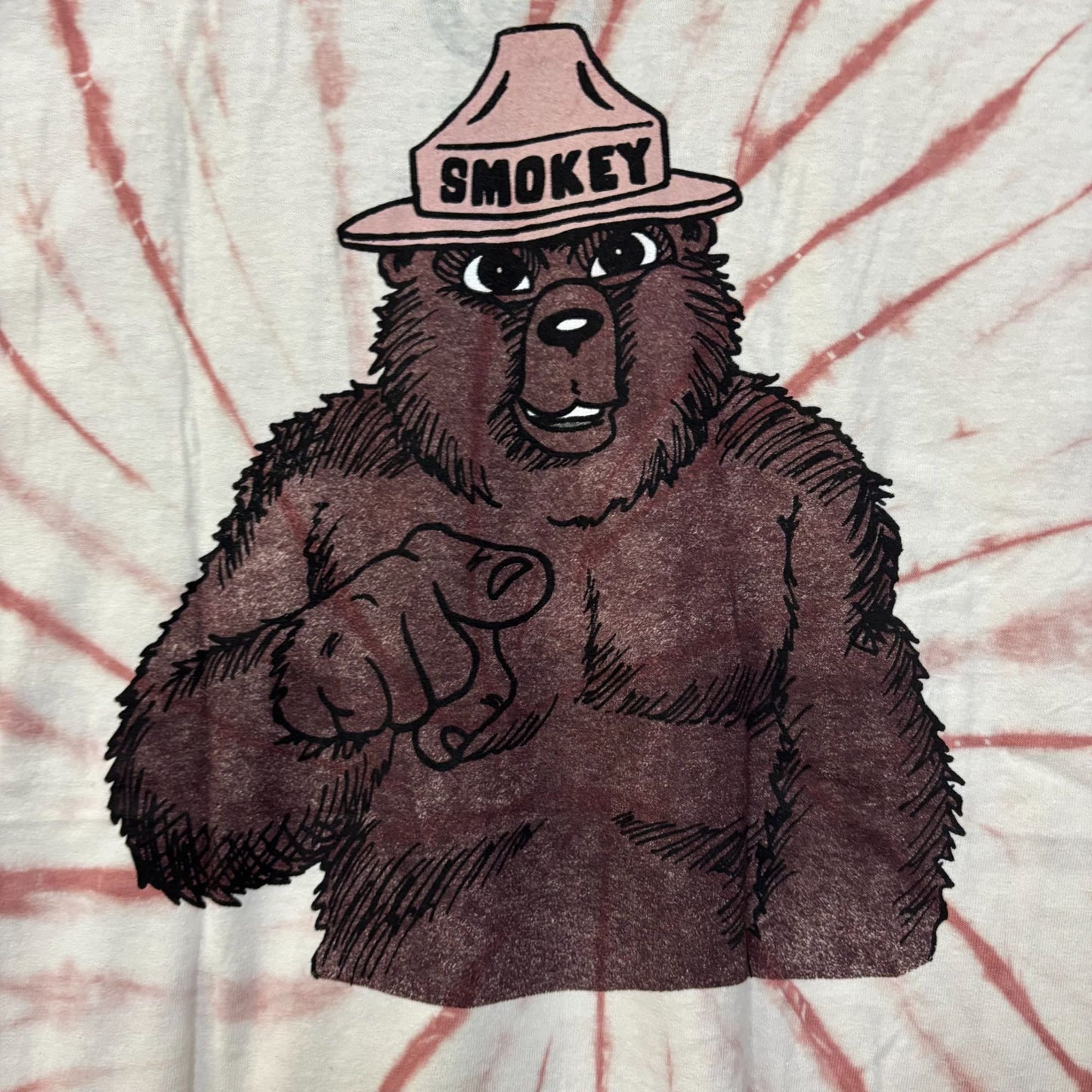 Smokey Bear Only You Can Prevent Wildfire T-Shirt Small
