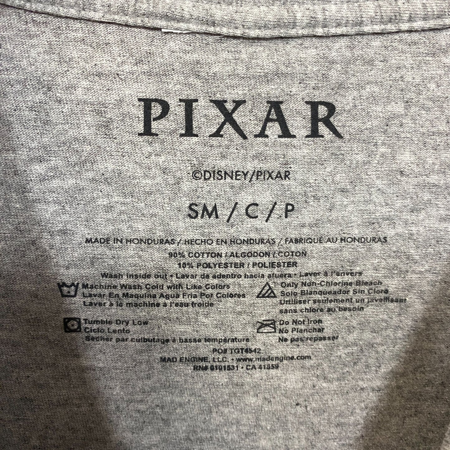 Monsters Inc Mike & Sully Disney Pixar Animated Movie T-Shirt Small