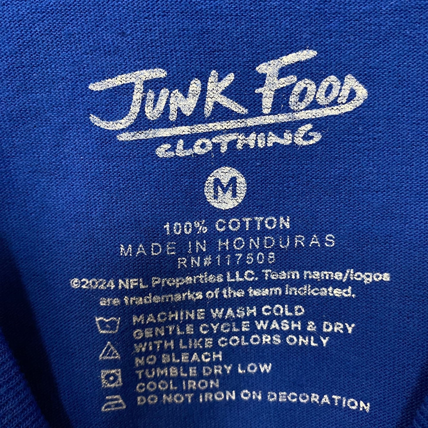 Junk Food Clothing NFL Buffalo Bills Drive Graphic T-Shirt Medium