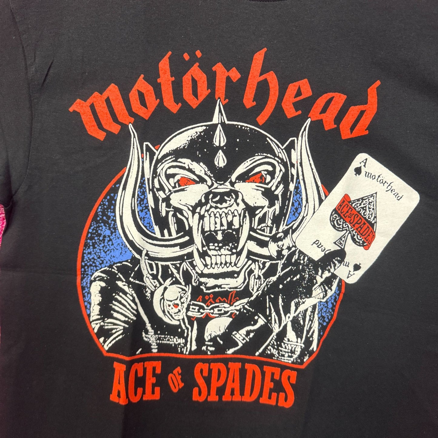 Motorhead Ace of Spades Album Cover Heavy Metal Band Tee M