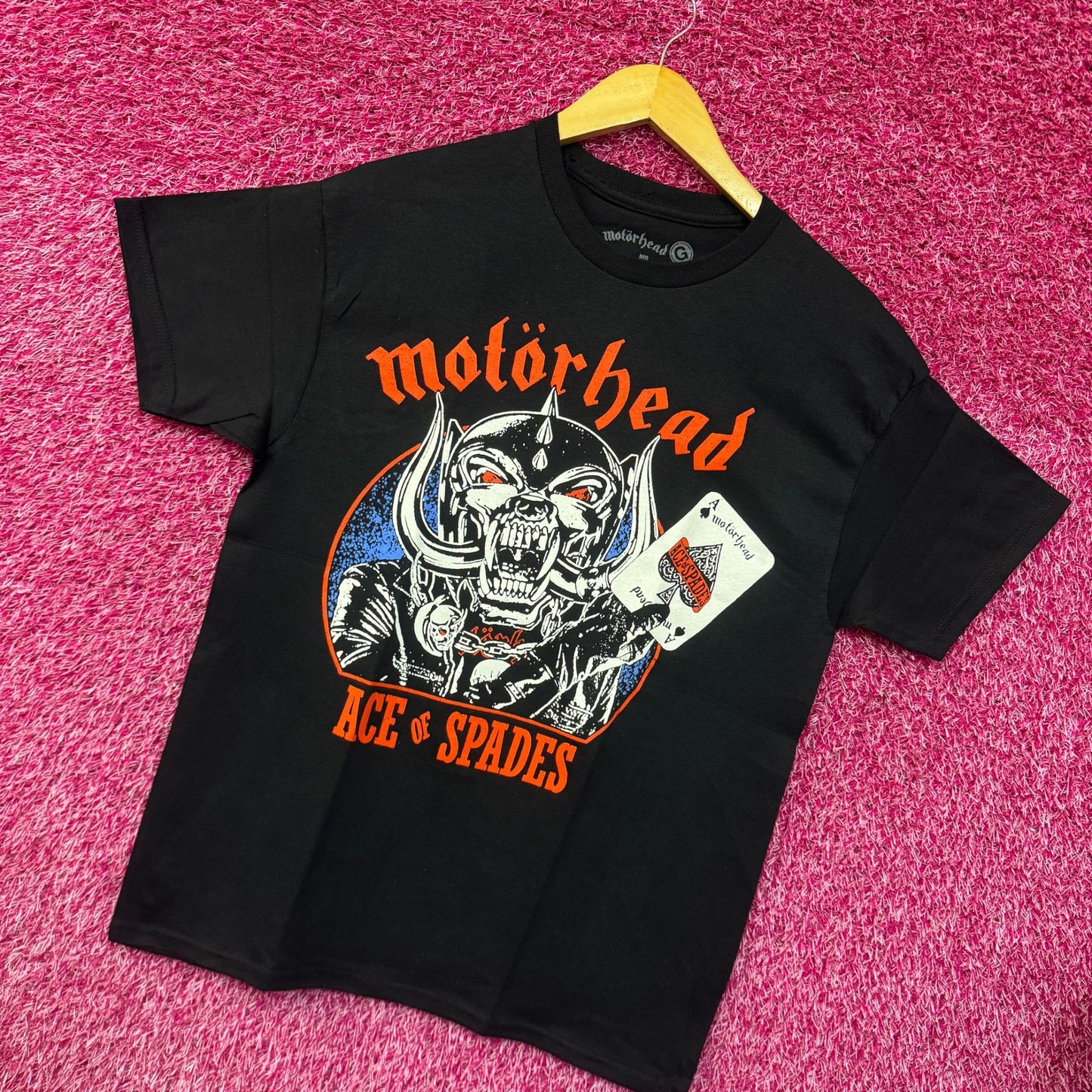 Motorhead Ace of Spades Album Cover Heavy Metal Band Tee M