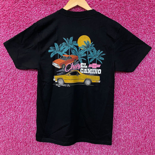 Chevrolet Hightail It Chevy El Camino Sunset Promotional T-Shirt Small