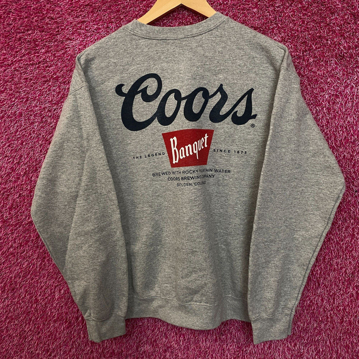 Junk Food Clothing Coors The Legend Flea Market Fleece Sweatshirt Small