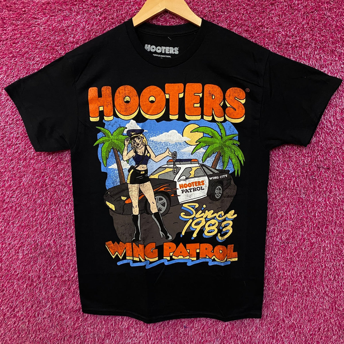 Hooters "Wing Patrol" Since 1983 T-Shirt Medium
