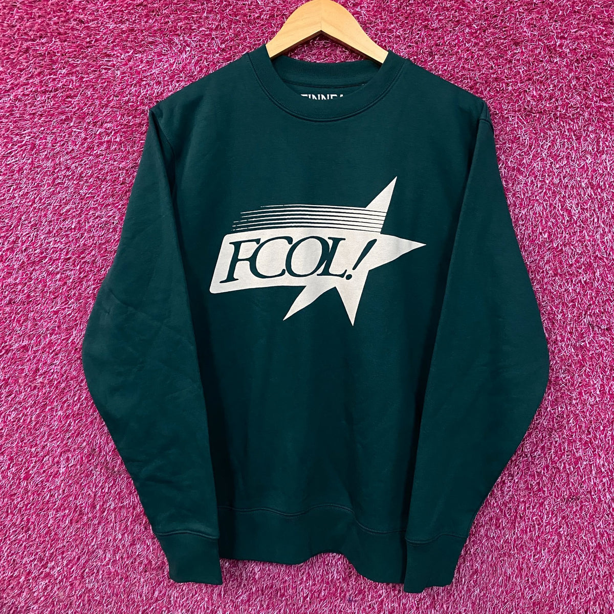 Finneas FCOL! Star Green Crewneck Sweater Size  Small