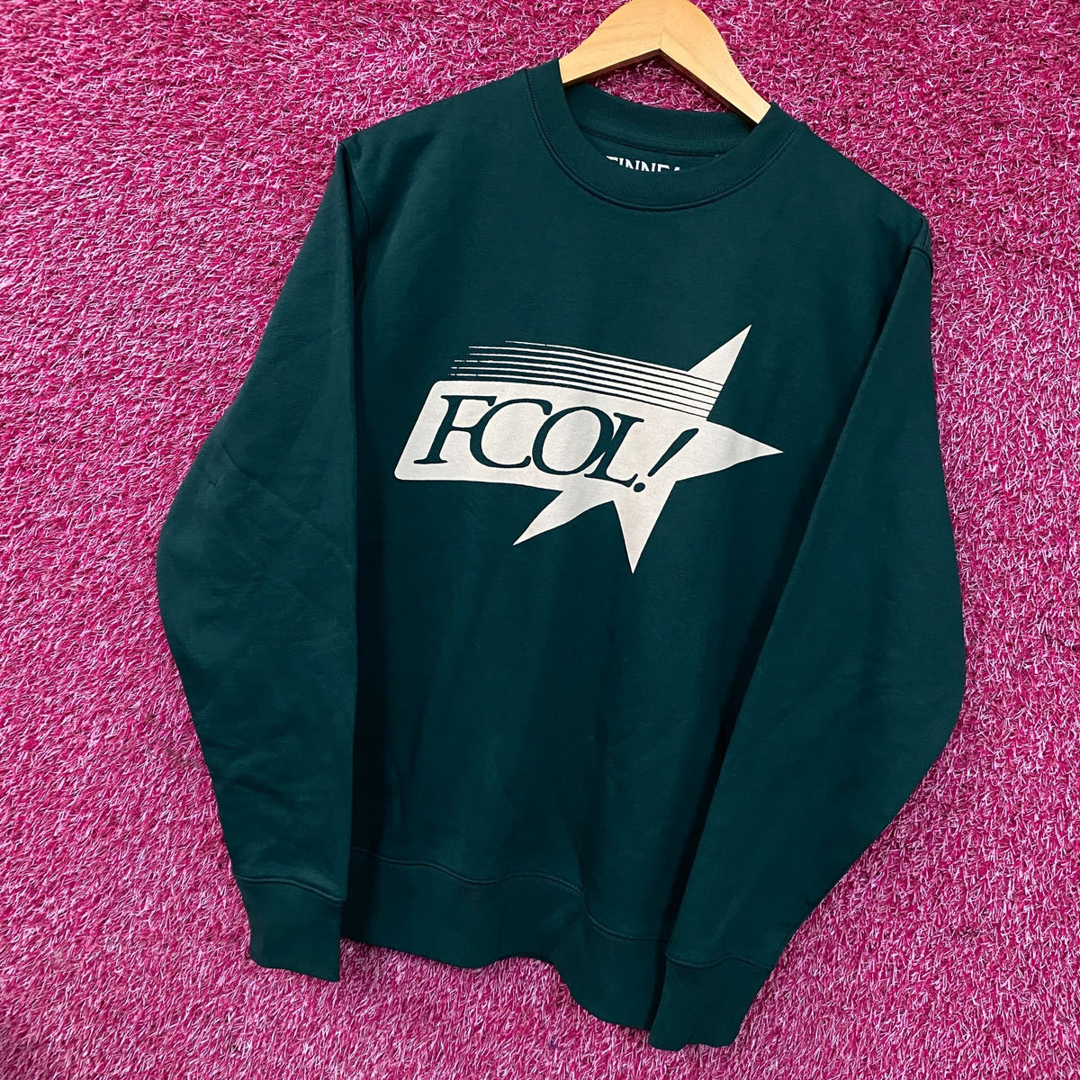 Finneas FCOL! Star Green Crewneck Sweater Size  Small