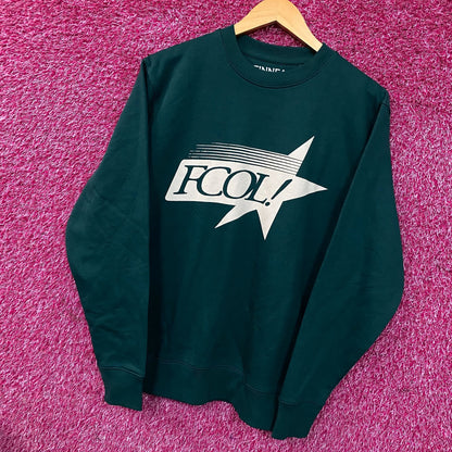Finneas FCOL! Star Green Crewneck Sweater Size  Small