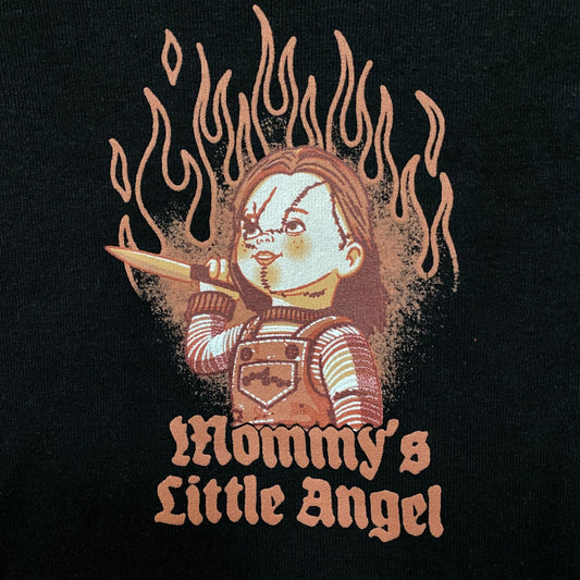 Chucky Child's Play Mommy's Little Angel Girls Baby T-Shirt Large