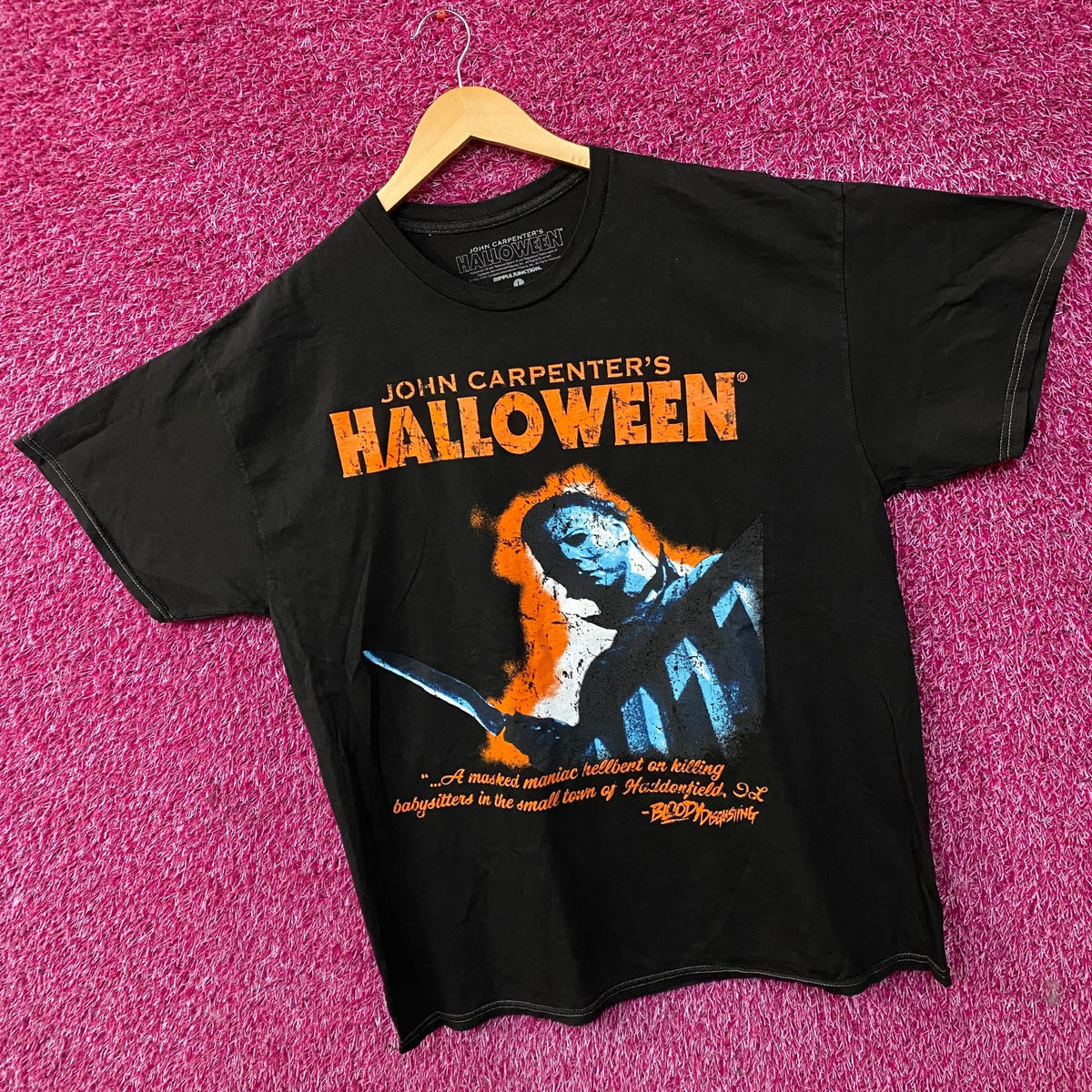 John Carpenter's Halloween Michael Myers "Masked Maniac" Graphic Tee Large