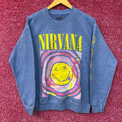 Nirvana Nevermind Green Grunge Crewneck size Small