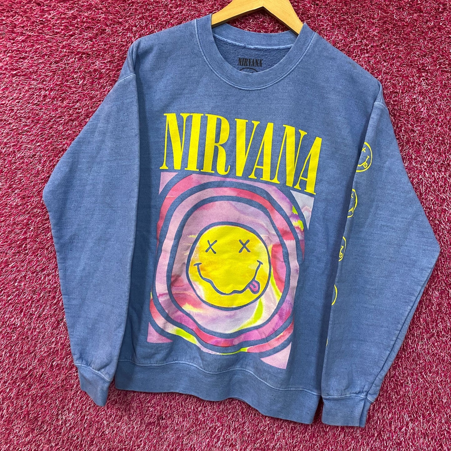 Nirvana Nevermind Green Grunge Crewneck size Small