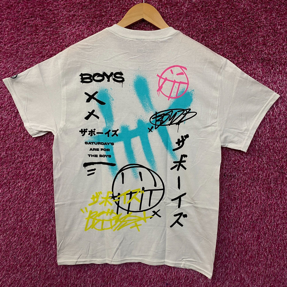 Spencer's The Boys 2 Saturdays Graphic T-Shirt Medium