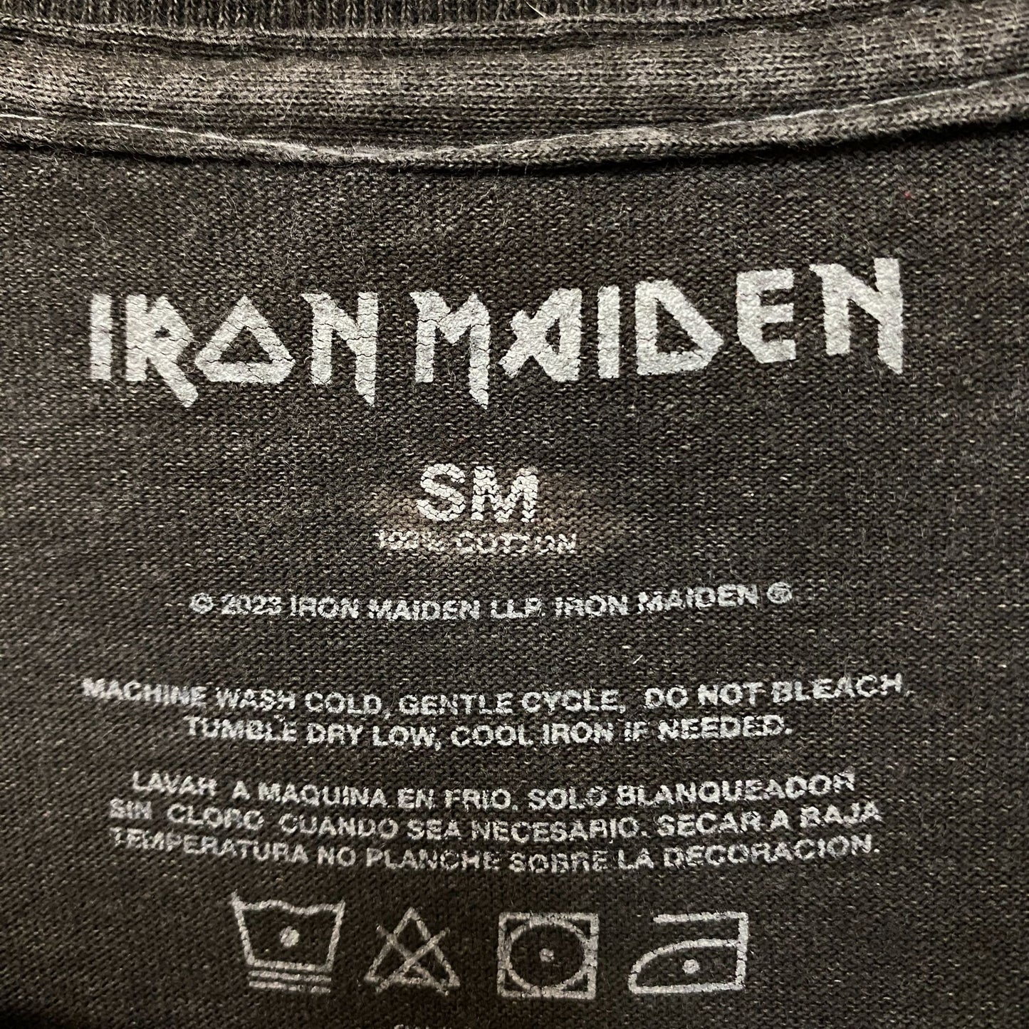 Iron Maiden Fear of the Dark Live Oversize Heavy Metal Tee S