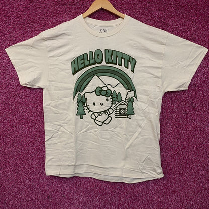 Sanrio Hello Kitty Outdoors Cute Graphic T-Shirt Large