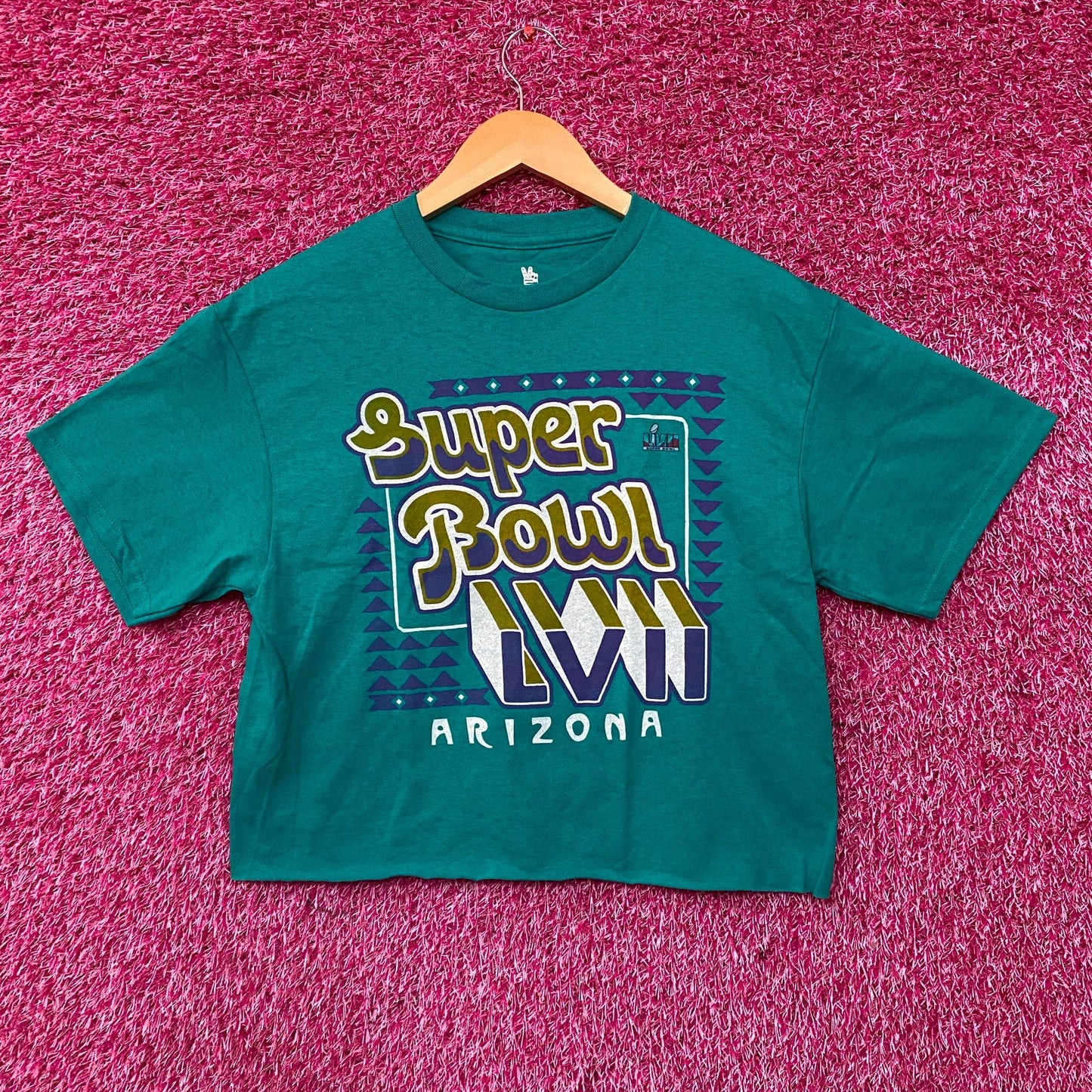 Super Bowl LVII Arizona Battle in the Desert Crop Shirt Medium