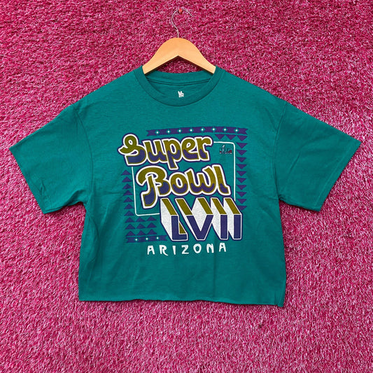 Super Bowl LVII Arizona Battle in the Desert Crop Shirt Medium