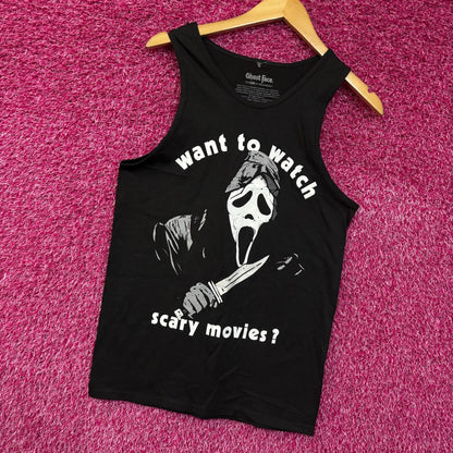 Scream Watch Movies Horror Graphic Design Tank Top Small