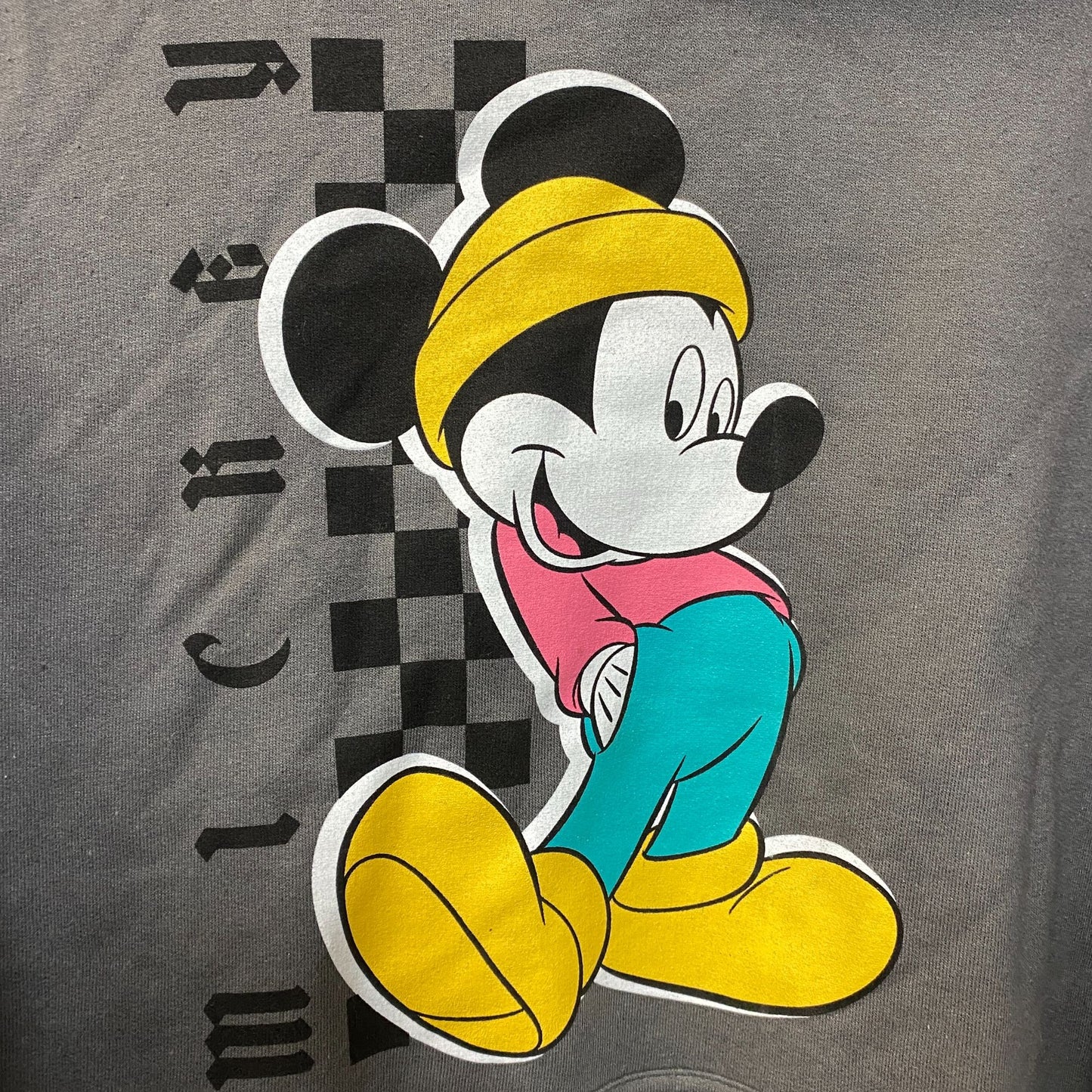 Neff x Disney Fisherman Mickey Mouse Cartoon Hoodie Medium