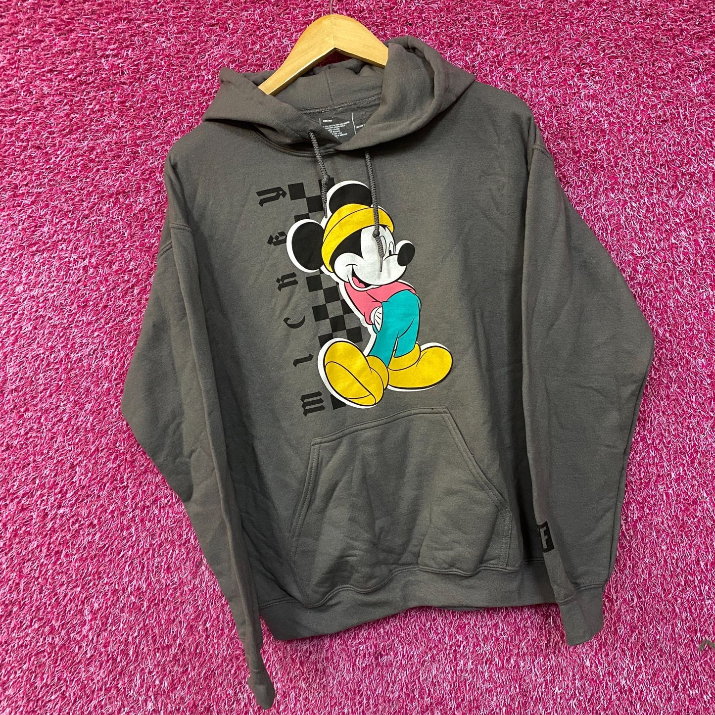 Neff x Disney Fisherman Mickey Mouse Cartoon Hoodie Medium