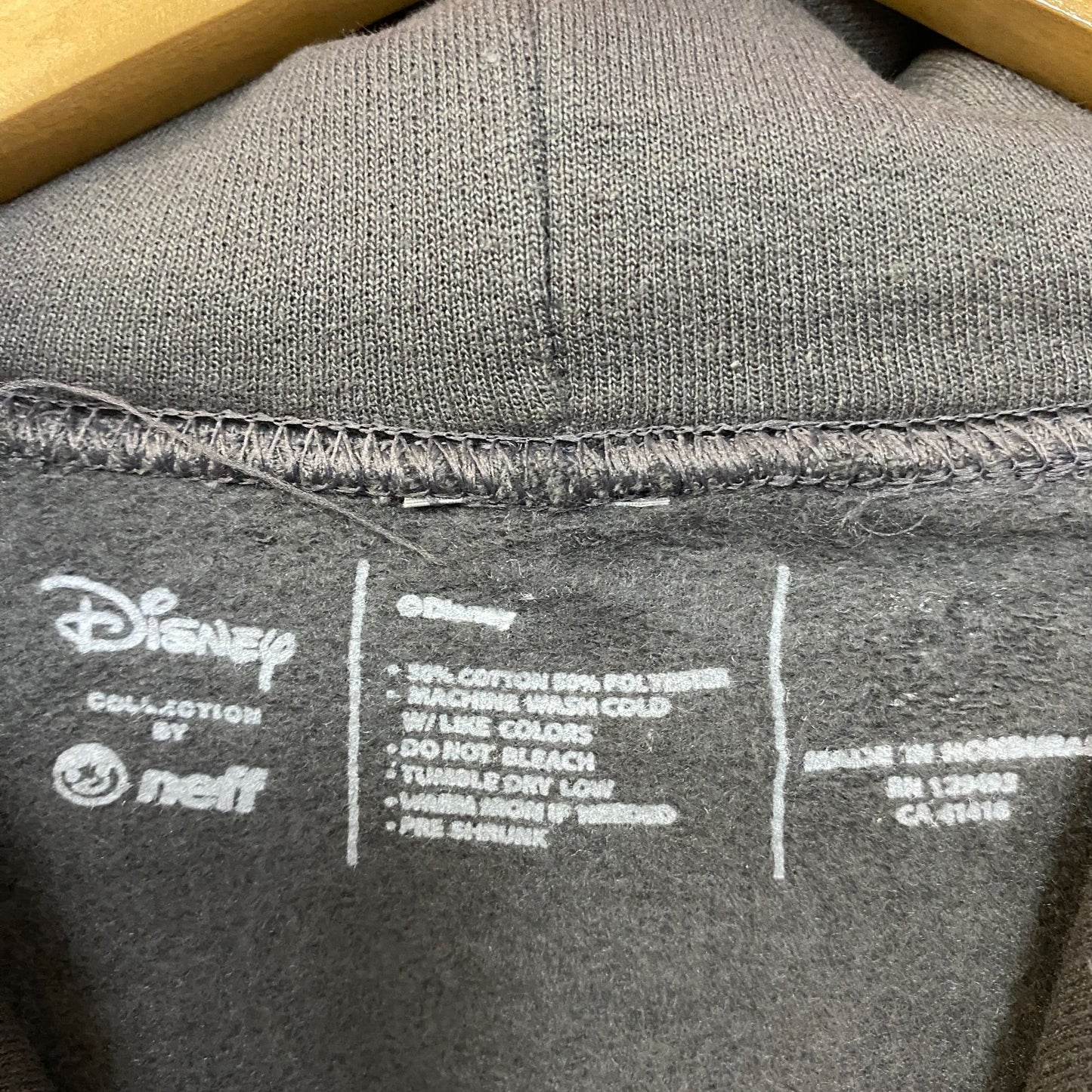 Neff x Disney Fisherman Mickey Mouse Cartoon Hoodie Medium