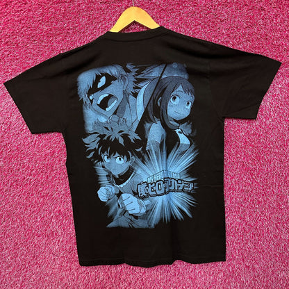 My Hero Academia Midoriya Uraraka Bakugo Anime Tee L