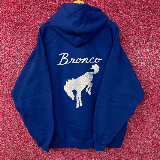 Junk Food Ford Bronco Classic Logo Pullover Hoodie XL