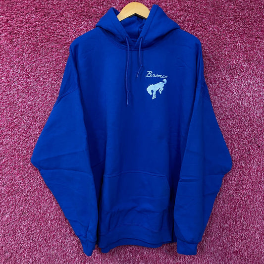 Junk Food Ford Bronco Classic Logo Pullover Hoodie XL
